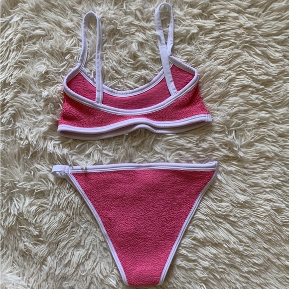 NWT Hunza g Tyler bikini set in candy pink - Picture 7 of 9